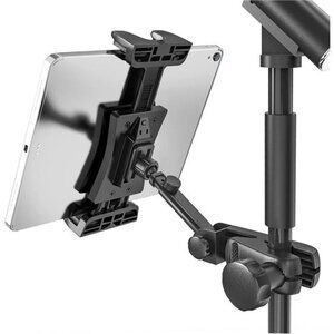 Tablet Holder for Microphone Stand, Mic Music Stand Tablet Holder for iPad